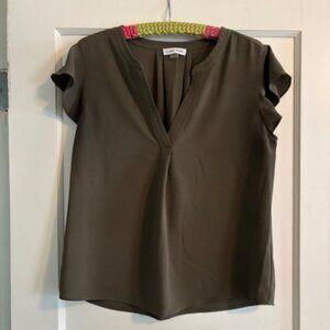 Olive green blouse